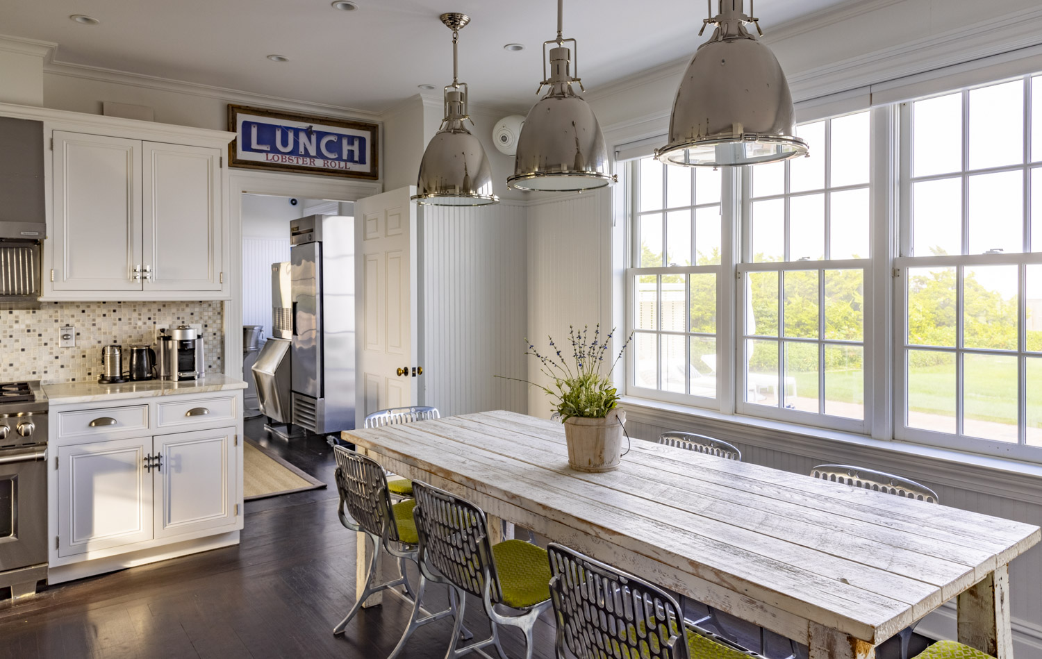 Photo of construction by Ronald Webb Builder.